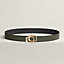 Jockey au Carre belt buckle & Reversible leather strap 32 mm, View: , view 1 of 3