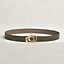Jockey au Carre belt buckle & Reversible leather strap 32&nbsp;mm, view 2 of 3