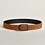 Jockey belt buckle & Coaching reversible leather strap 38 mm, view 2 of 3
