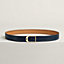 Jockey belt buckle & Contrast reversible leather strap 32 mm, view 2 of 3