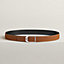 Jockey belt buckle & Reversible leather strap 32 mm, view 2 of 3