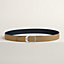 Jockey belt buckle & Reversible leather strap 32 mm, view 2 of 3