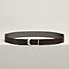 Jockey belt buckle & Reversible leather strap 32 mm, view 1 of 3
