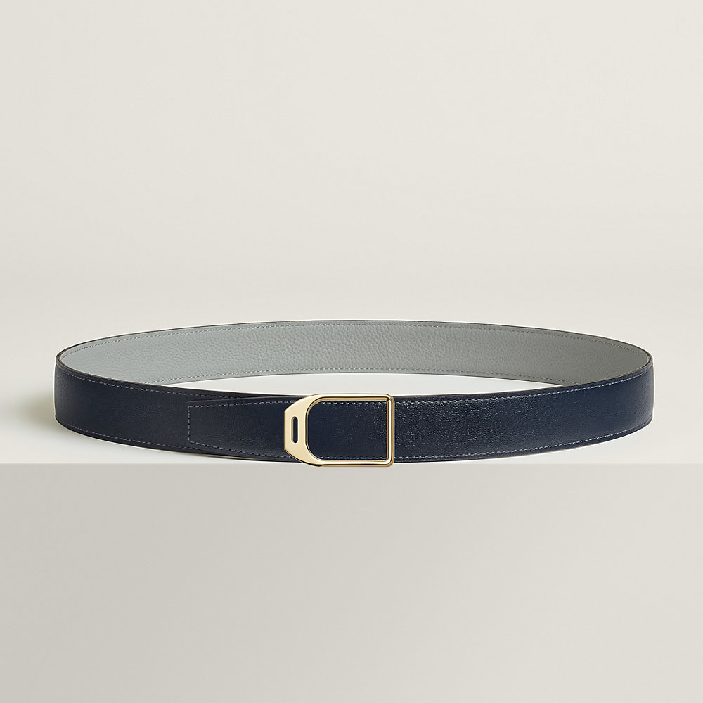 Jockey belt buckle & Reversible leather strap 32 mm | Hermès Jockey belt buckle & Reversible leather strap 32 mm | Hermès