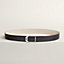 Jockey belt buckle & Reversible leather strap 32 mm, view 1 of 3