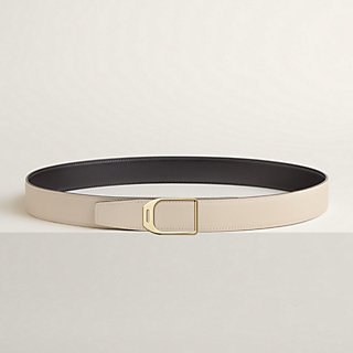 Jockey belt buckle & Reversible leather strap 32 mm | Hermès Jockey belt buckle & Reversible leather strap 32 mm | Hermès