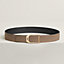 Jockey belt buckle & Reversible leather strap 38 mm, View: , view 1 of 3