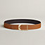 Jockey belt buckle & Reversible leather strap 38 mm, view 2 of 3