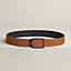 Jockey belt buckle & Reversible leather strap 38 mm, view 2 of 3