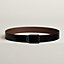 View: , Jockey belt buckle & Reversible leather strap 38 mm