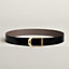 View: , Jockey belt buckle & Reversible leather strap 38 mm