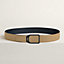 View: , Jockey belt buckle & Reversible leather strap 38 mm