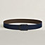 View: , Jockey belt buckle & Reversible leather strap 38 mm