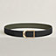 View: , Jockey belt buckle & Reversible leather strap 38 mm