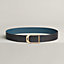 Jockey belt buckle & Reversible leather strap 38 mm, view 1 of 3