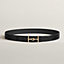 View: , Jumbo belt buckle & Leather strap 32 mm