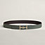 Jumbo belt buckle & Reversible leather strap 32 mm, view 2 of 3