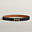 View: , Jumbo belt buckle & Reversible leather strap 32 mm