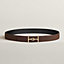 View: , Jumbo belt buckle & Reversible leather strap 32 mm