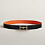 View: , Jumbo belt buckle & Reversible leather strap 32 mm