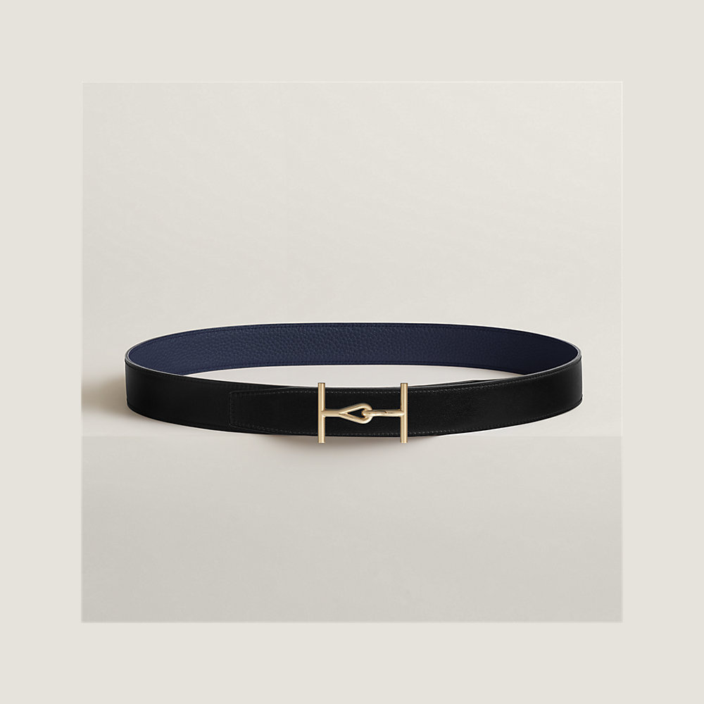 Jumbo belt buckle & Reversible leather strap 32 mm | Hermès Mainland China