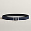 View: , Jumbo belt buckle & Reversible leather strap 32 mm