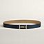 View: , Jumbo belt buckle & Reversible leather strap 32 mm