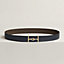 View: , Jumbo belt buckle & Reversible leather strap 32 mm