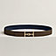 View: , Jumbo belt buckle & Reversible leather strap 32 mm