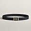 View: , Jumbo belt buckle & Reversible leather strap 32 mm