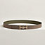 Jumbo belt buckle & Reversible leather strap 32 mm, view 1 of 3