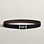 View: , Jumbo belt buckle & Reversible leather strap 32 mm