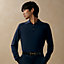 View: Worn, Jumbo belt buckle & Reversible leather strap 38 mm