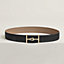Jumbo belt buckle & Reversible leather strap 38 mm, View: , view 2 of 3