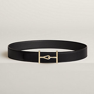 HERMES ブラックレザー ミュール　38 HERMES エルメス ミュール グローリー40 サンダル 黒 (ブラック