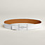 View: , Jumbo belt buckle & Reversible leather strap 38 mm
