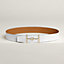 Jumbo belt buckle & Reversible leather strap 38 mm, view 2 of 3