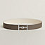 View: , Jumbo belt buckle & Reversible leather strap 38 mm