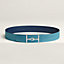 View: , Jumbo belt buckle & Reversible leather strap 38 mm