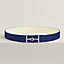 Jumbo belt buckle & Reversible leather strap 38 mm, view 1 of 3