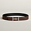 View: , Jumbo belt buckle & Reversible leather strap 38 mm