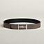 View: , Jumbo belt buckle & Reversible leather strap 38 mm