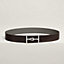 View: , Jumbo belt buckle & Reversible leather strap 38 mm