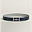 View: , Jumbo belt buckle & Reversible leather strap 38 mm