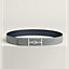 View: , Jumbo belt buckle & Reversible leather strap 38 mm