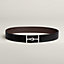 View: , Jumbo belt buckle & Reversible leather strap 38 mm