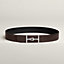 View: , Jumbo belt buckle & Reversible leather strap 38 mm