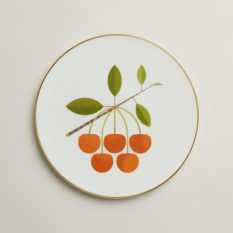HERMES KAORUMI いちご皿 Kaorumi dessert plate | Hermès USA