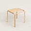 Karumi square stool, View: Worn, worn, view 1 of 3