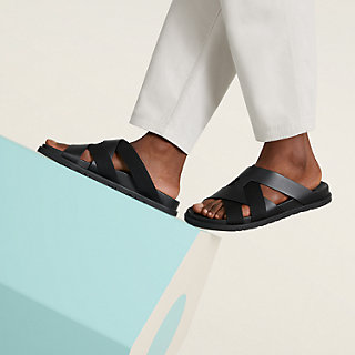 Kazimir Sandal - Black | Hermès Mainland China
